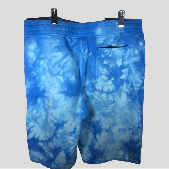 Lands end boys floral tie-dye print  drawstring waist short size 14H-16H - Picture 4 of 6